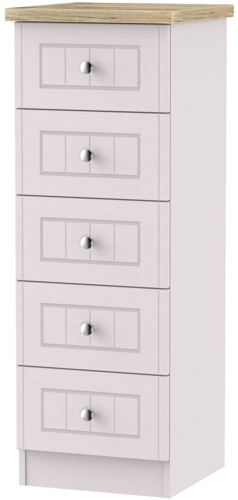 Vienna Kaschmir Ash 5 Drawer Tall Chest