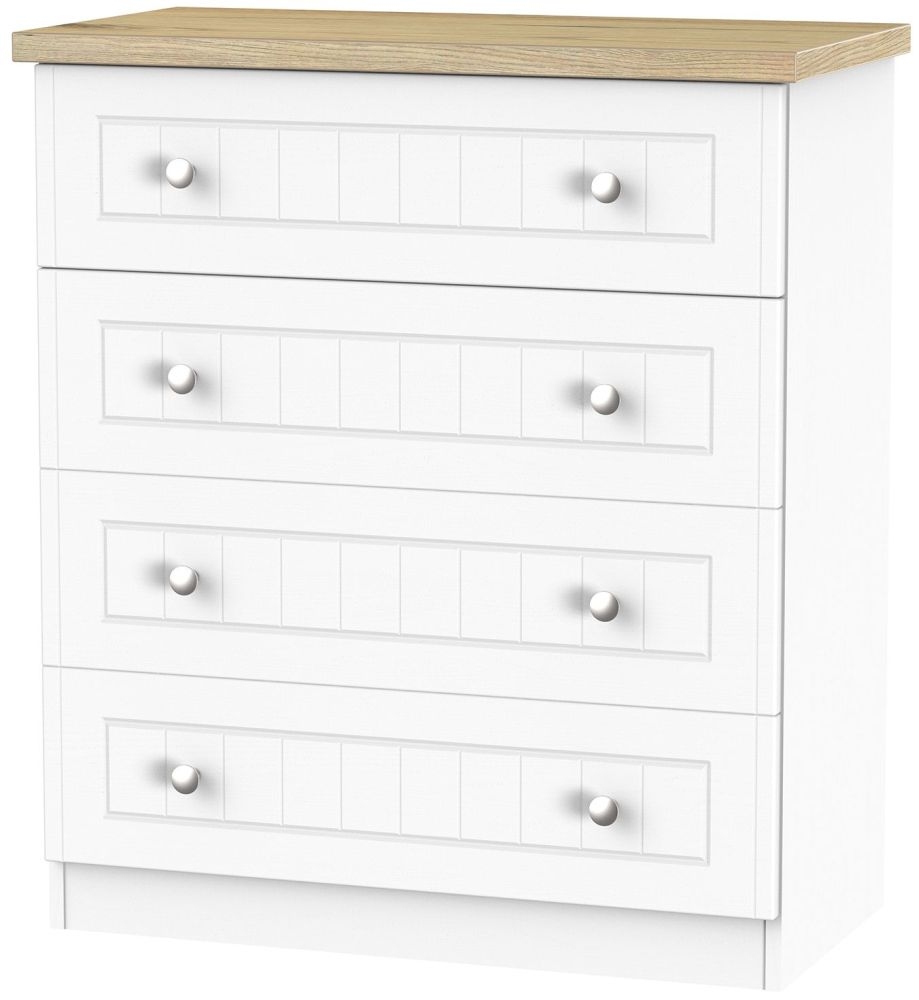 Vienna Porcelain 4 Drawer Chest