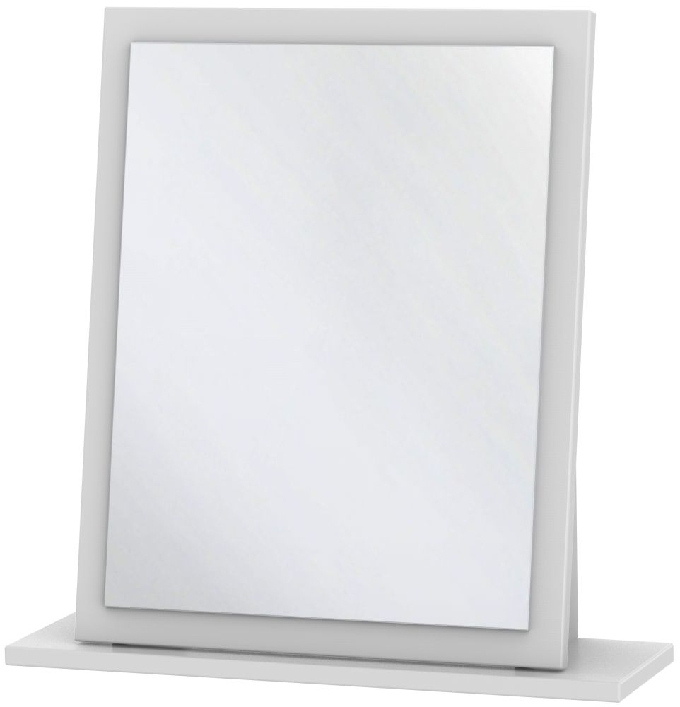 Contrast White Small Mirror Clearance P43