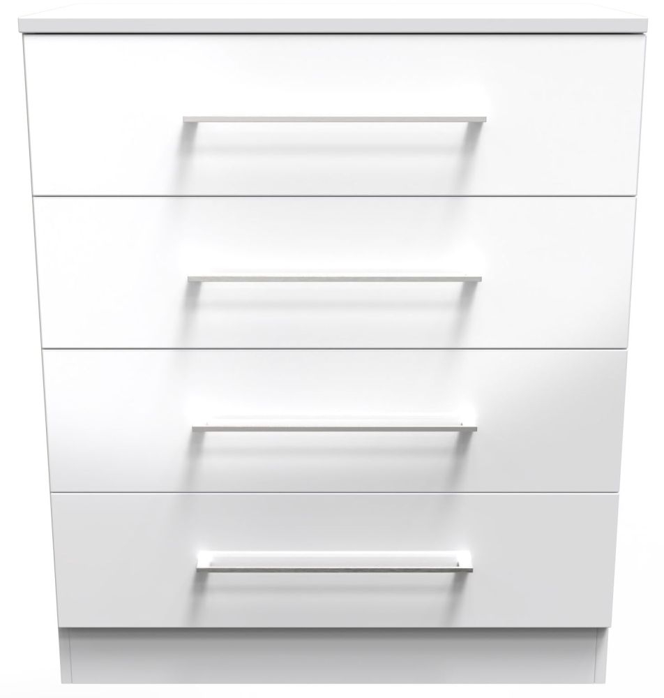 Worcester White Gloss 4 Drawer Chest