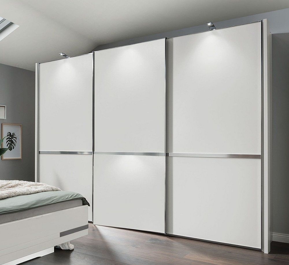 Wiemann Arktis White 3 Door Sliding Wardrobe 300cm