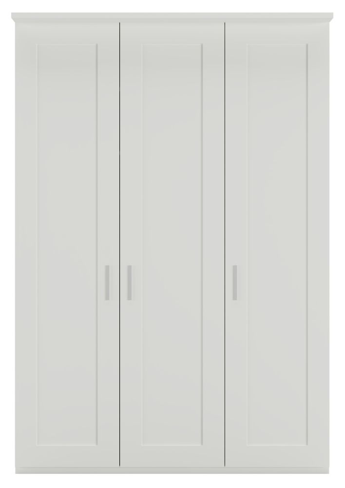 Wiemann Cambridge White 3 Door Wardrobe W 150cm