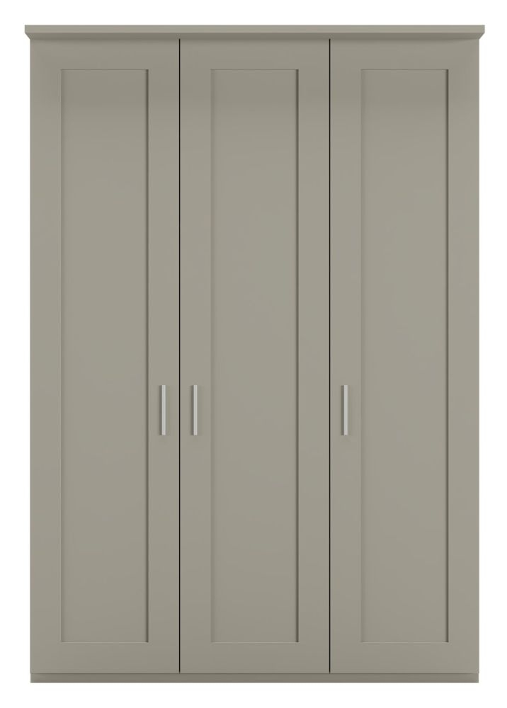 Wiemann Cambridge Pebble Grey 3 Door Wardrobe W 150cm