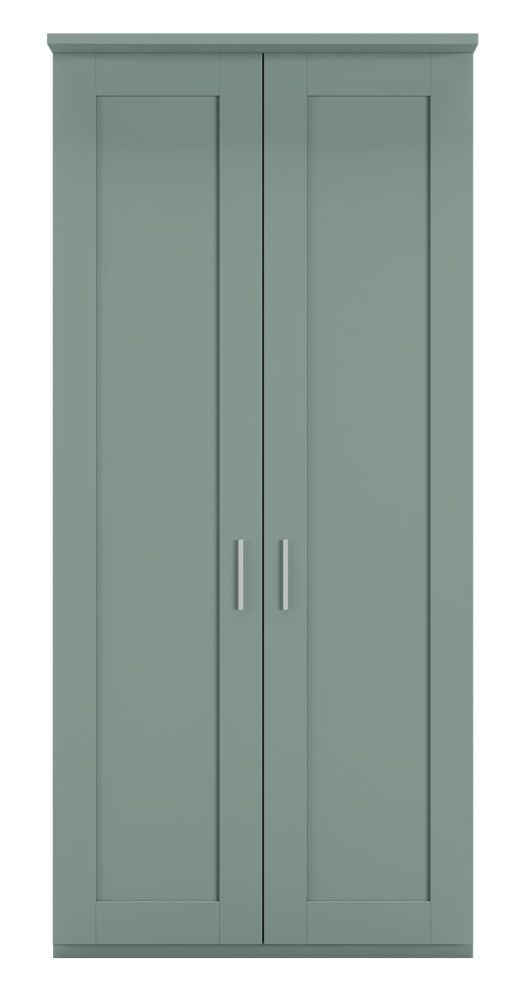 Wiemann Cambridge Sage Green 2 Door Wardrobe W 100cm