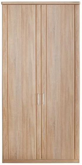 Wiemann Luxor 34 2 Door Hinged Wardrobe In Rustic Oak W 100cm