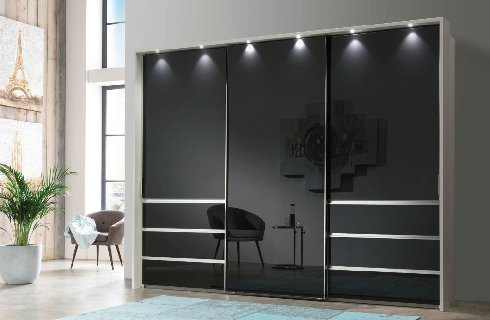 Wiemann Vip Malibu Sliding Wardrobe With Graphite Glass Front