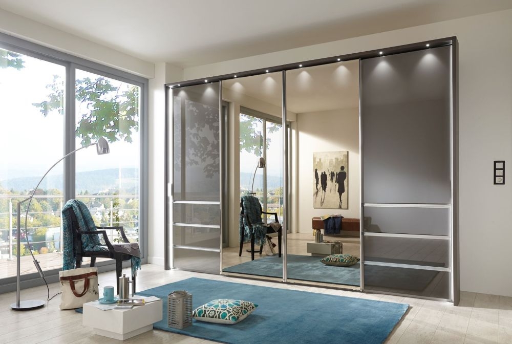 Wiemann Vip Malibu Sliding Wardrobe With Havana Glass Front