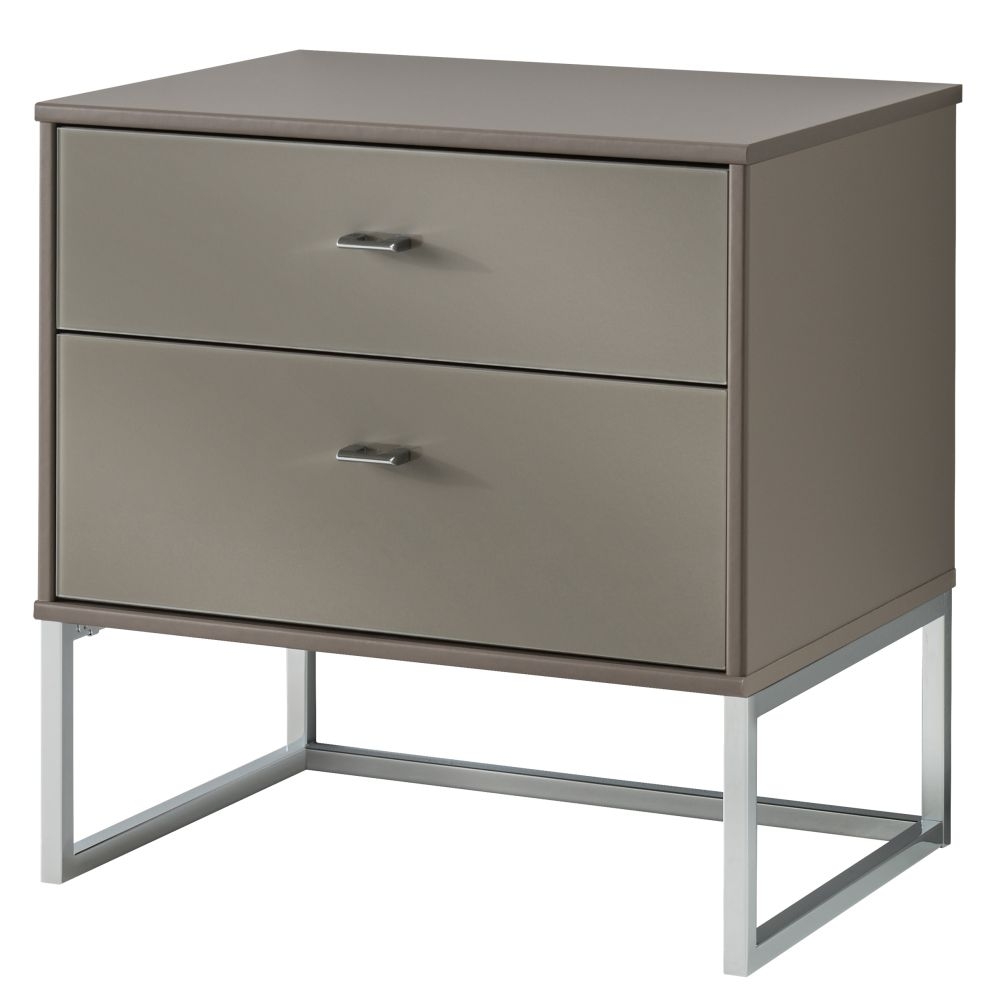 Wiemann Vigo 2 Drawer Bedside Cabinet In Havana W 60cm