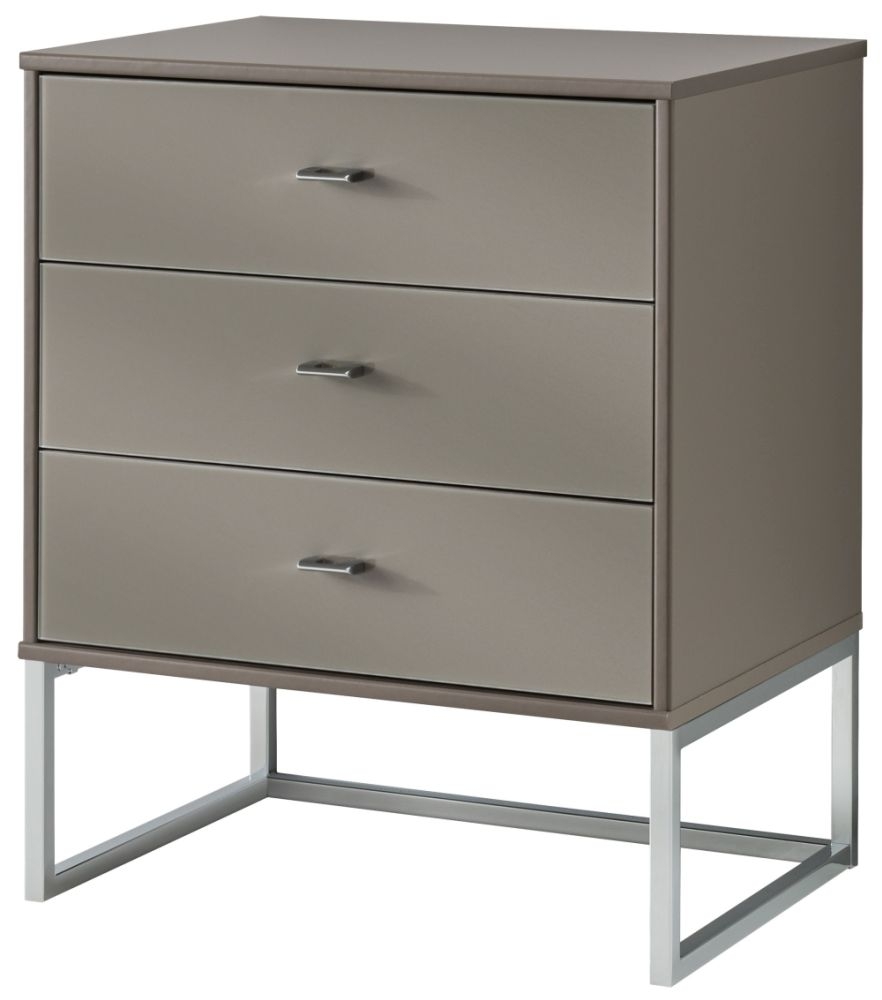 Wiemann Vigo 3 Drawer Bedside Cabinet In Havana W 40cm