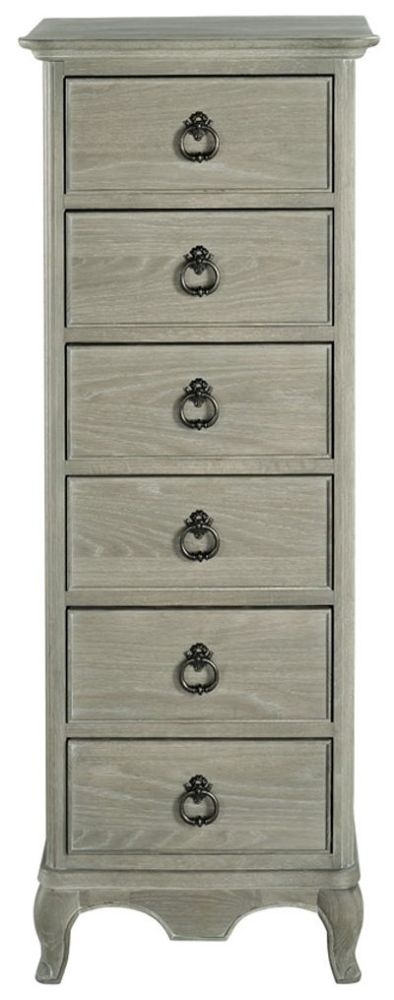 Willis And Gambier Camille Oak 6 Drawer Tallboy Chest