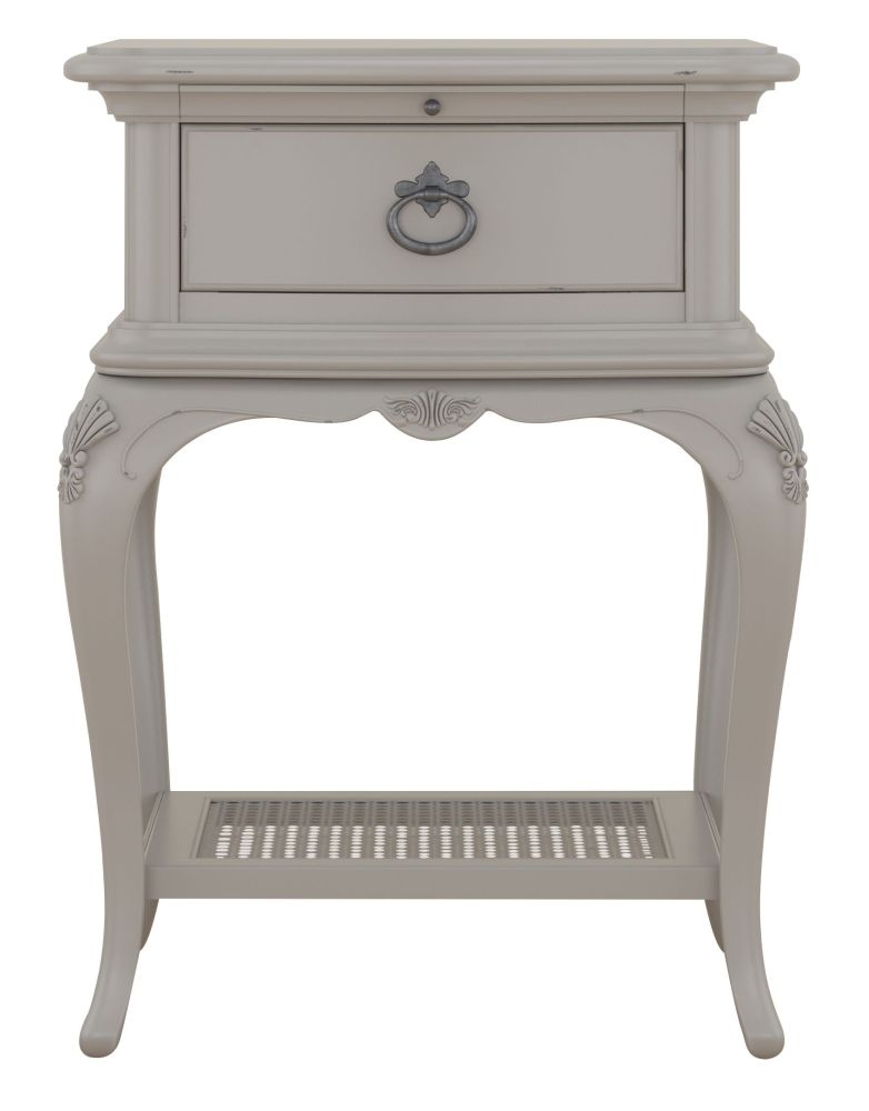 Willis And Gambier Etienne Grey Bedside Cabinet