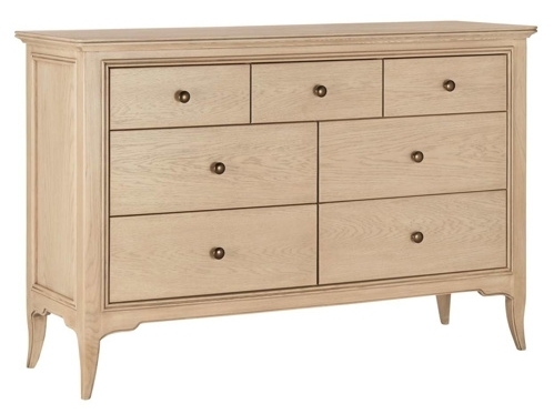 Willis And Gambier Toulon Oak 34 Drawer Wide Chest