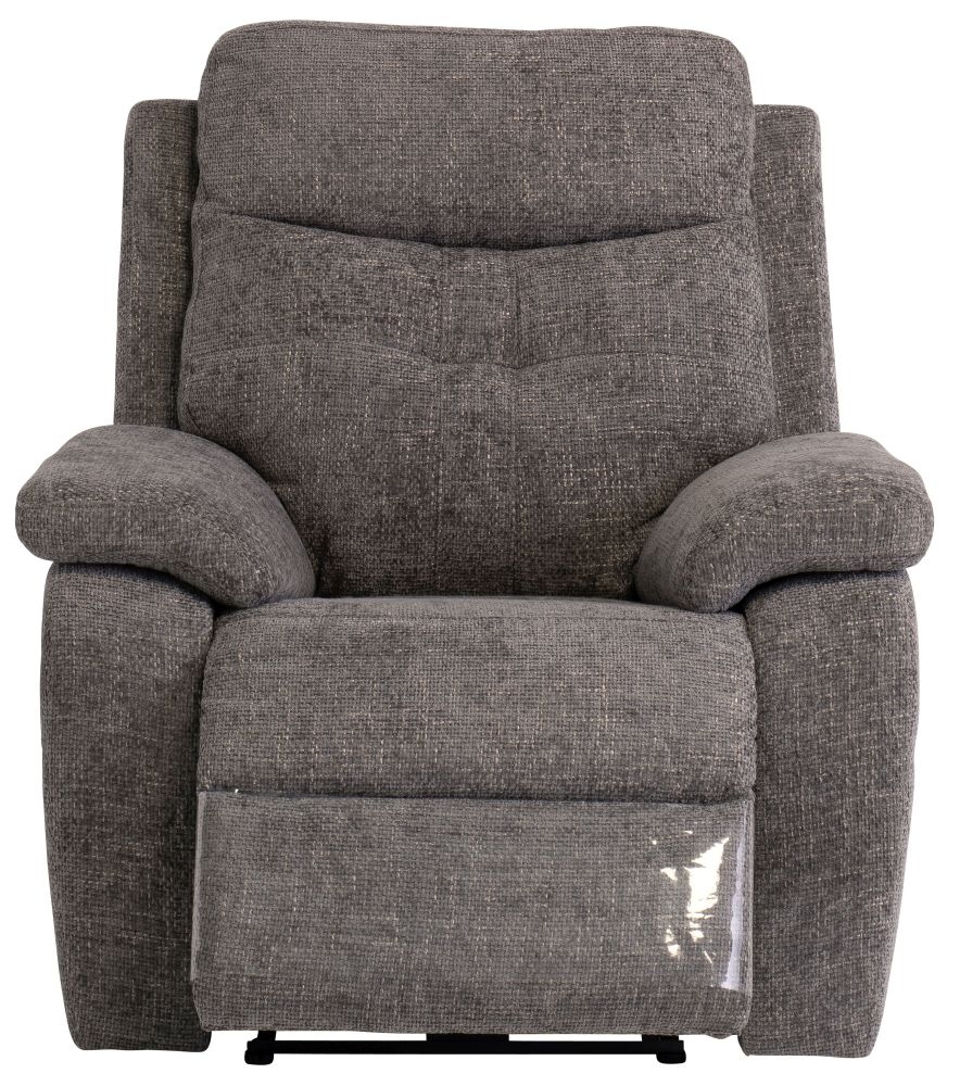 Sophia Graphite Fabric Electric Recliner Armchair