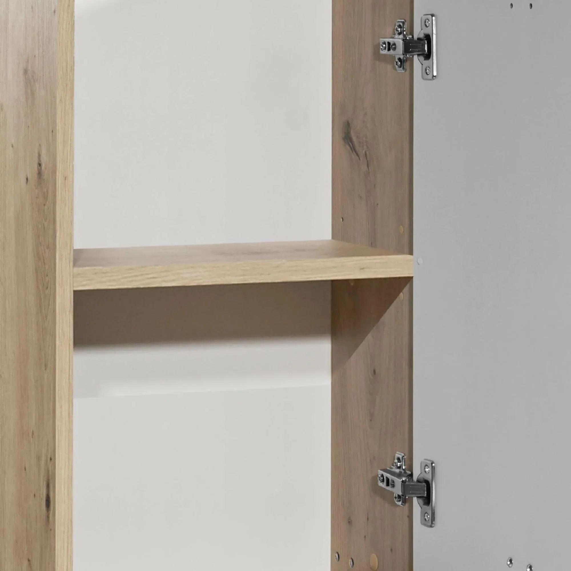 Pool White Gloss Wall Cabinet - 1 Door