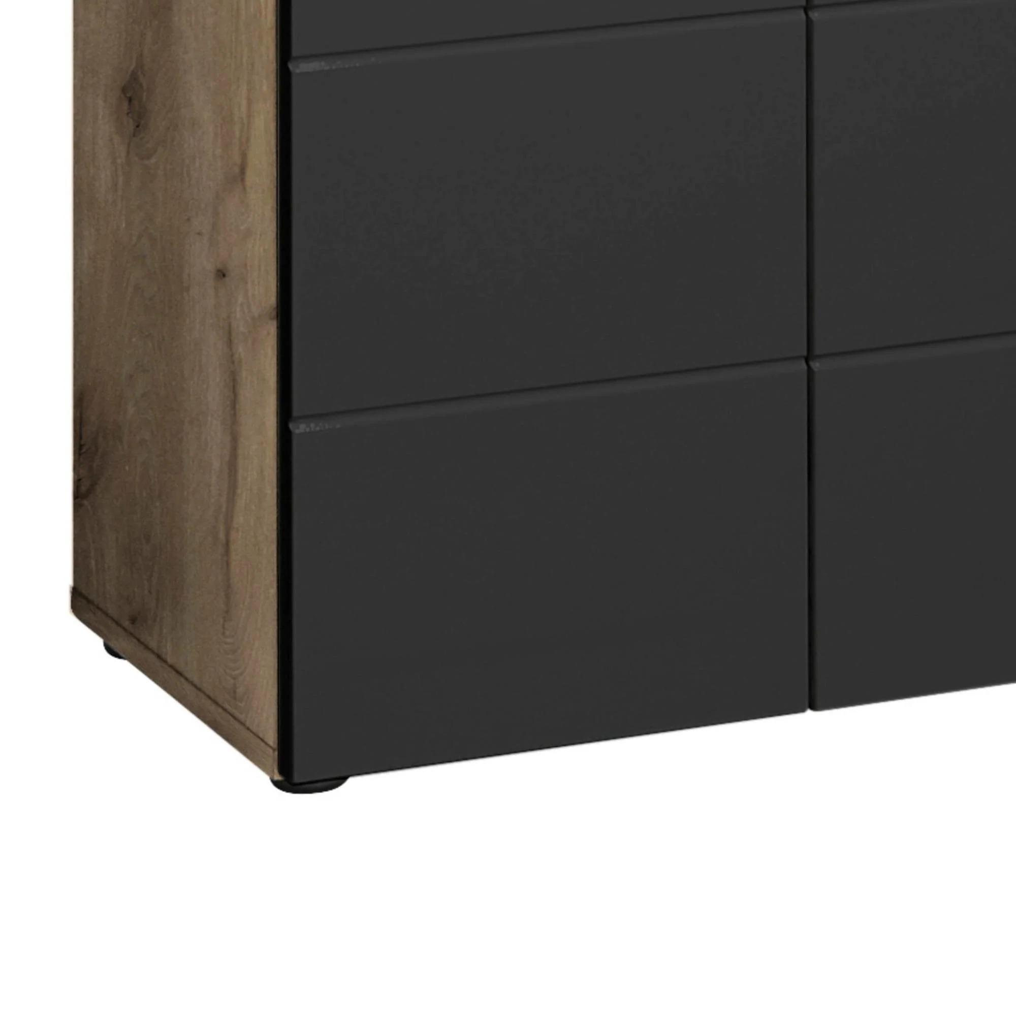 Vista Under Sink Cabinet - 2 Door - Oak and Black