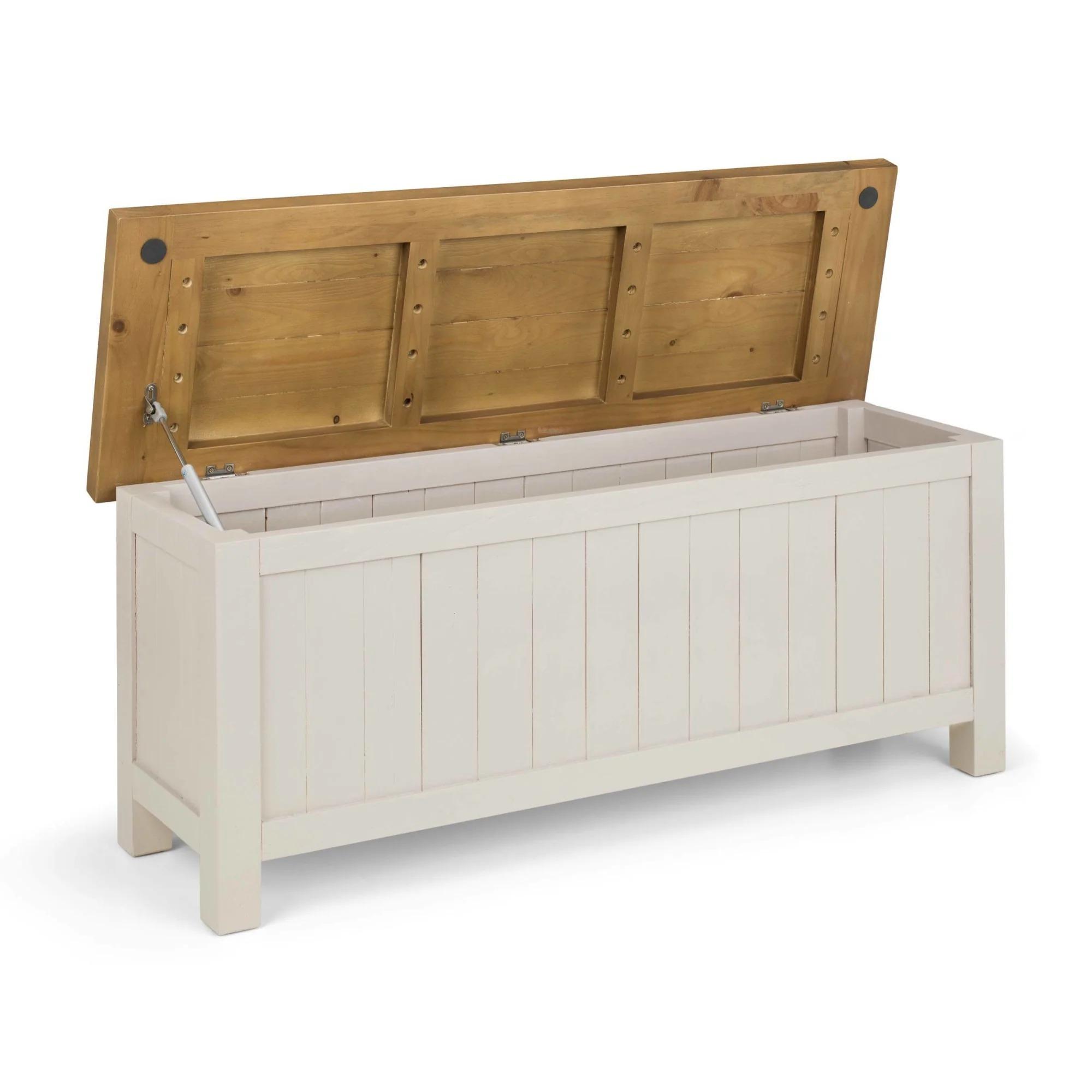 Aspen Grey Storage Bench