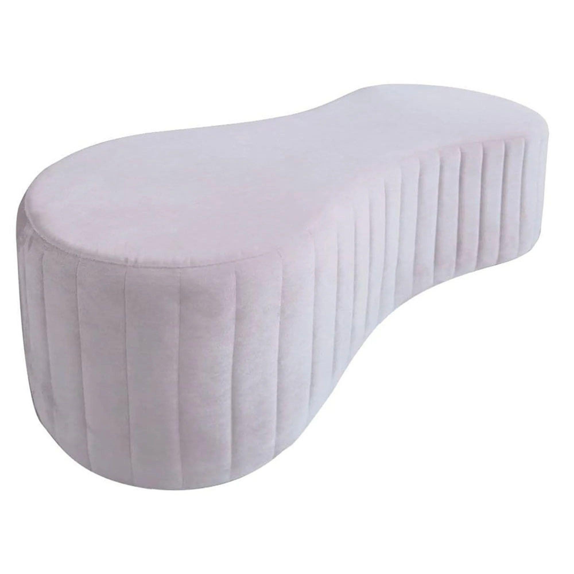 Clearance - Rosa Tufted Bench Soft Pink - A116