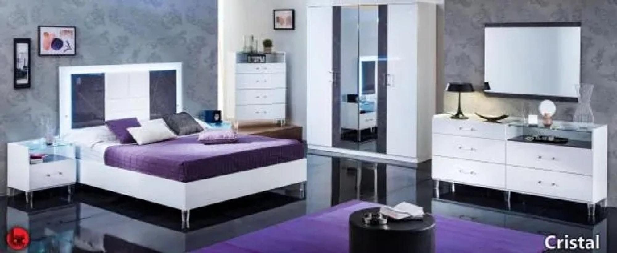 Cristal Wall Mirror - Grey Italian