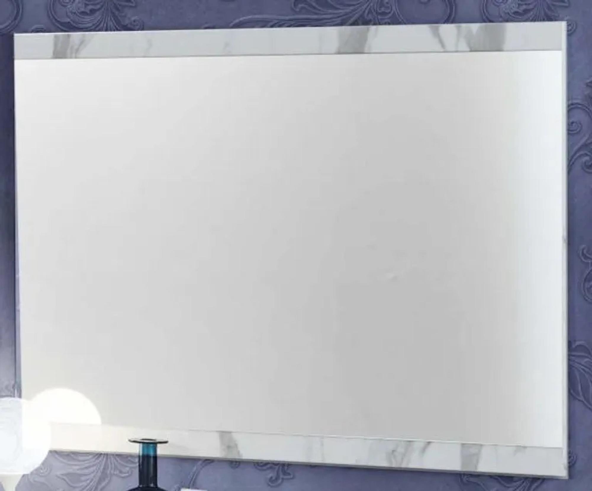 Cristal Wall Mirror - White Italian
