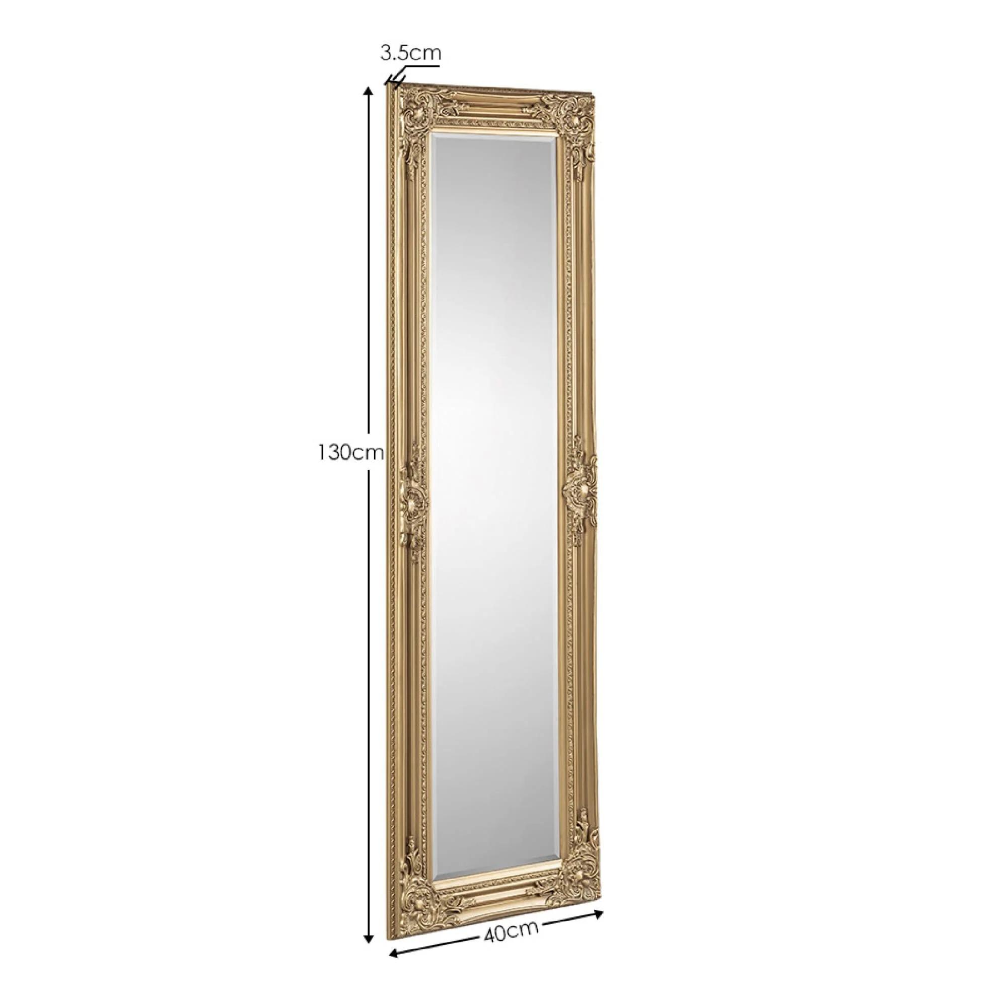 Palais Leaner Mirror - Rectangular - Gold