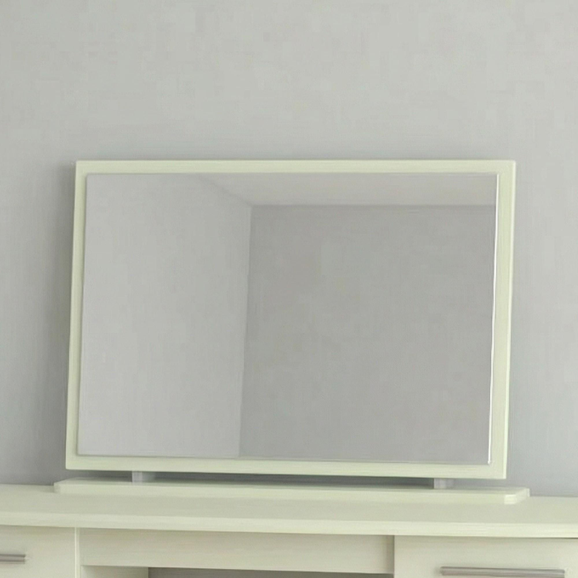 Knightsbridge Dressing Mirror - Large - Cream Gloss