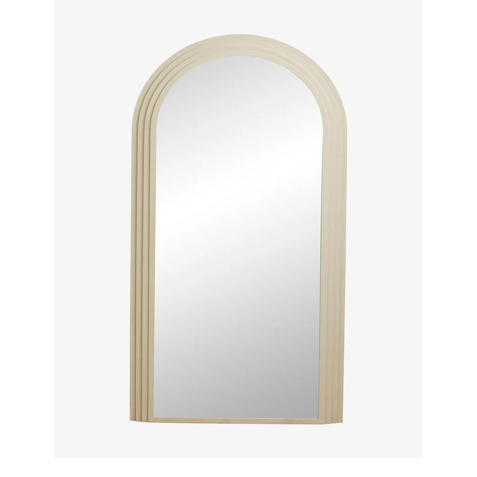 Falco Standing Mirror - Beige - Metal - 100cm x 203cm