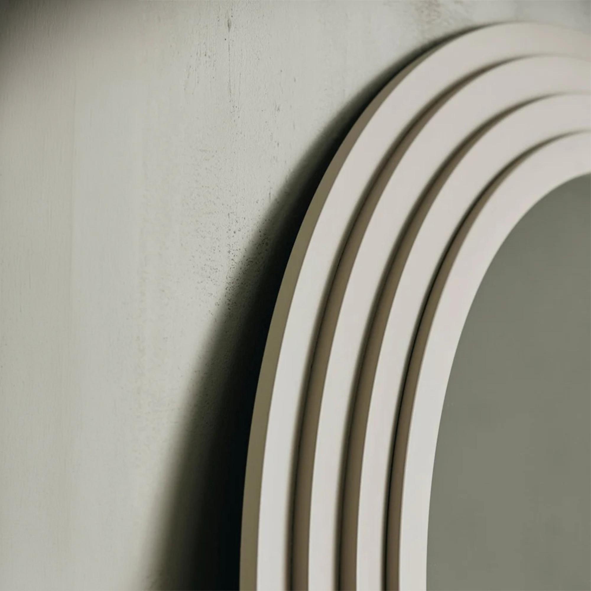 Falco Standing Mirror - Beige - Metal - 100cm x 203cm