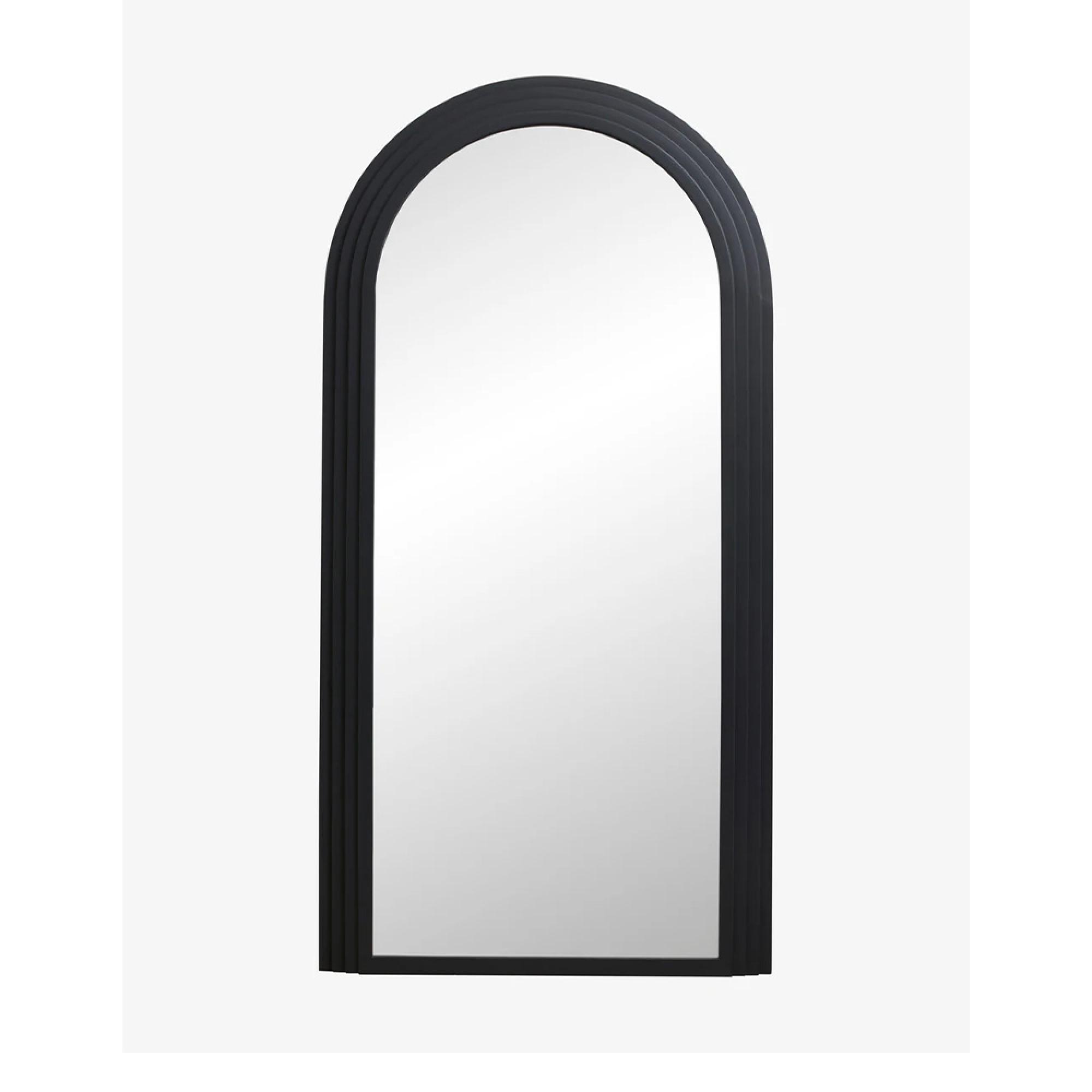 Falco Standing Mirror - Black - Metal - 100cm x 203cm