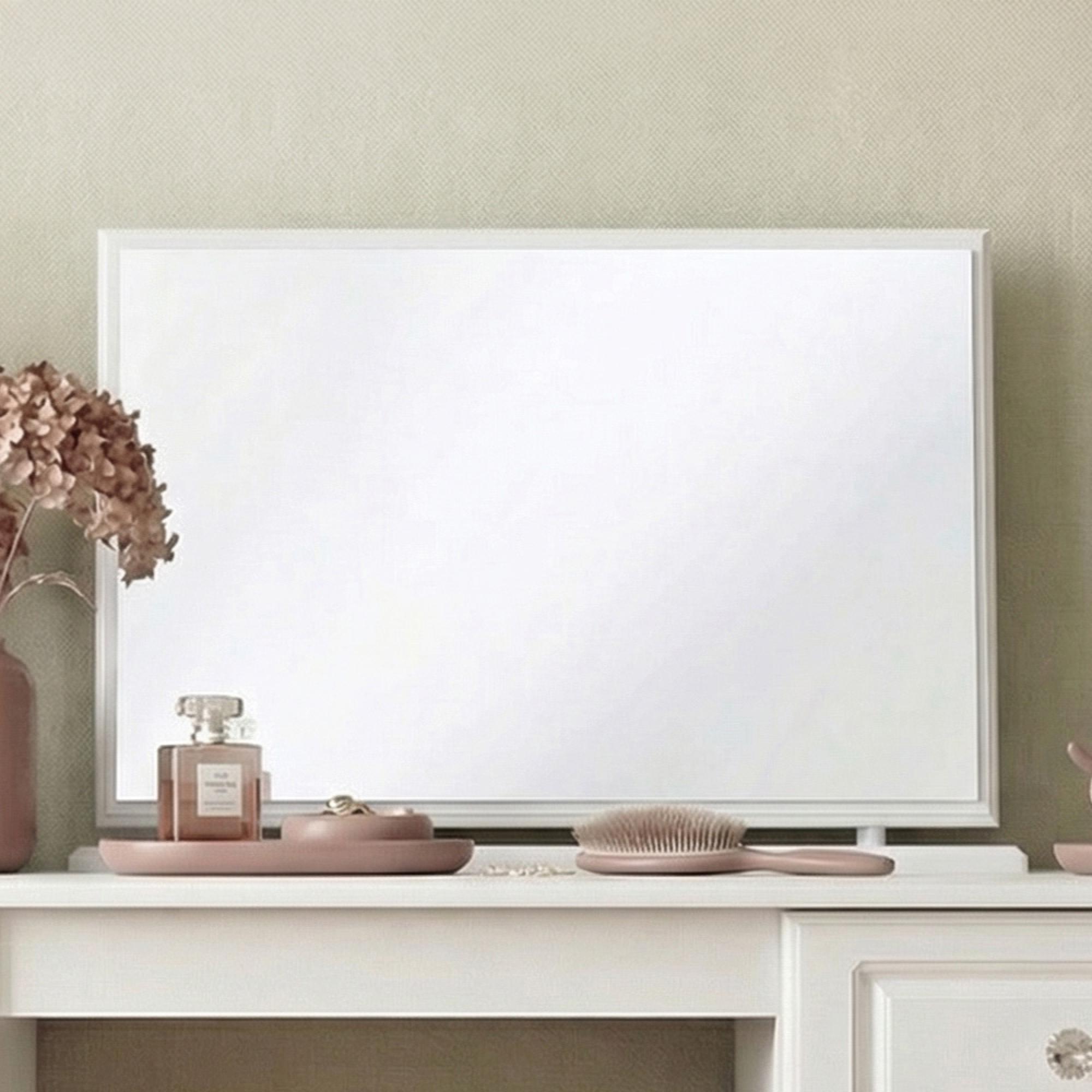 Balmoral Dressing Mirror - Large - White Gloss