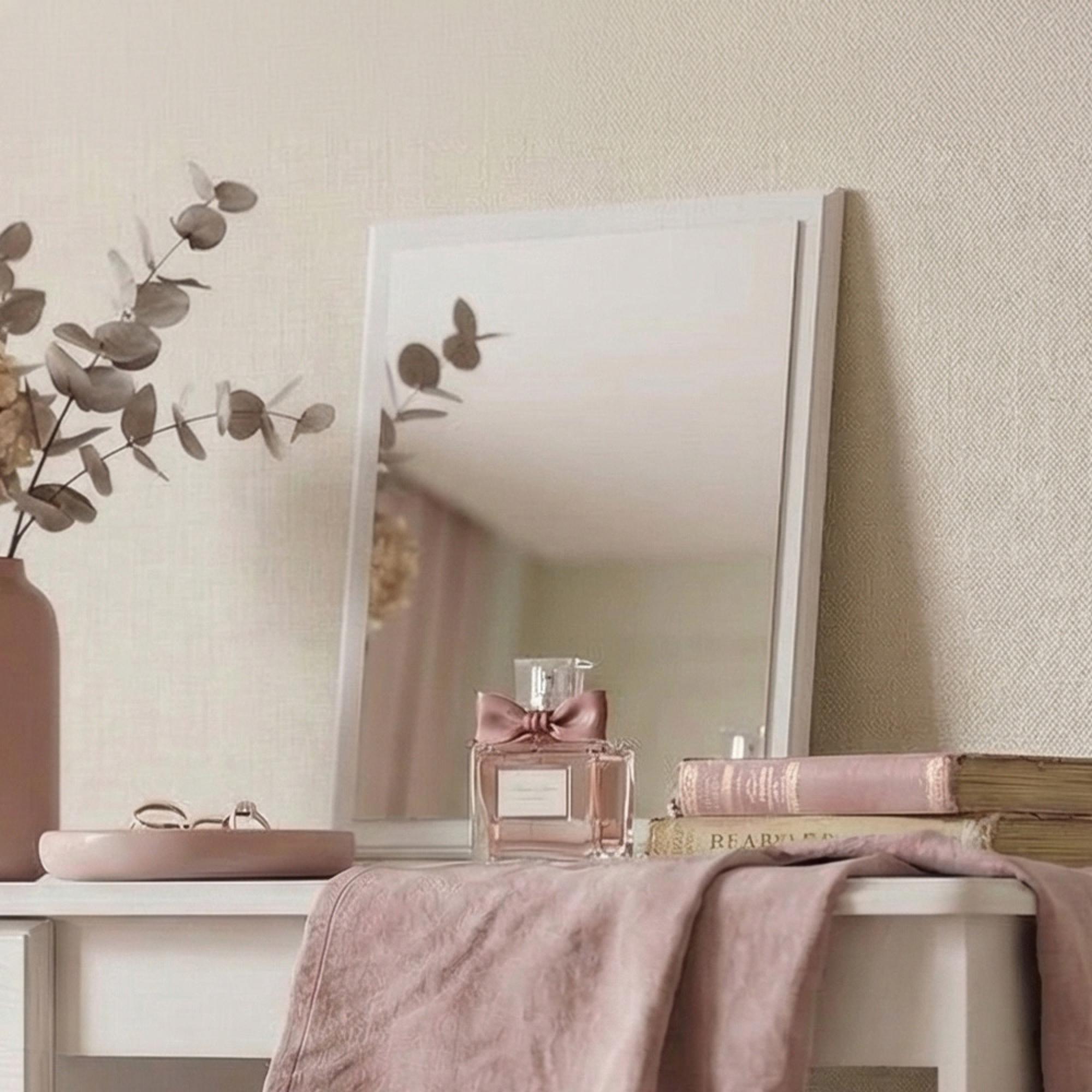 Balmoral Dressing Mirror - Small - White Gloss