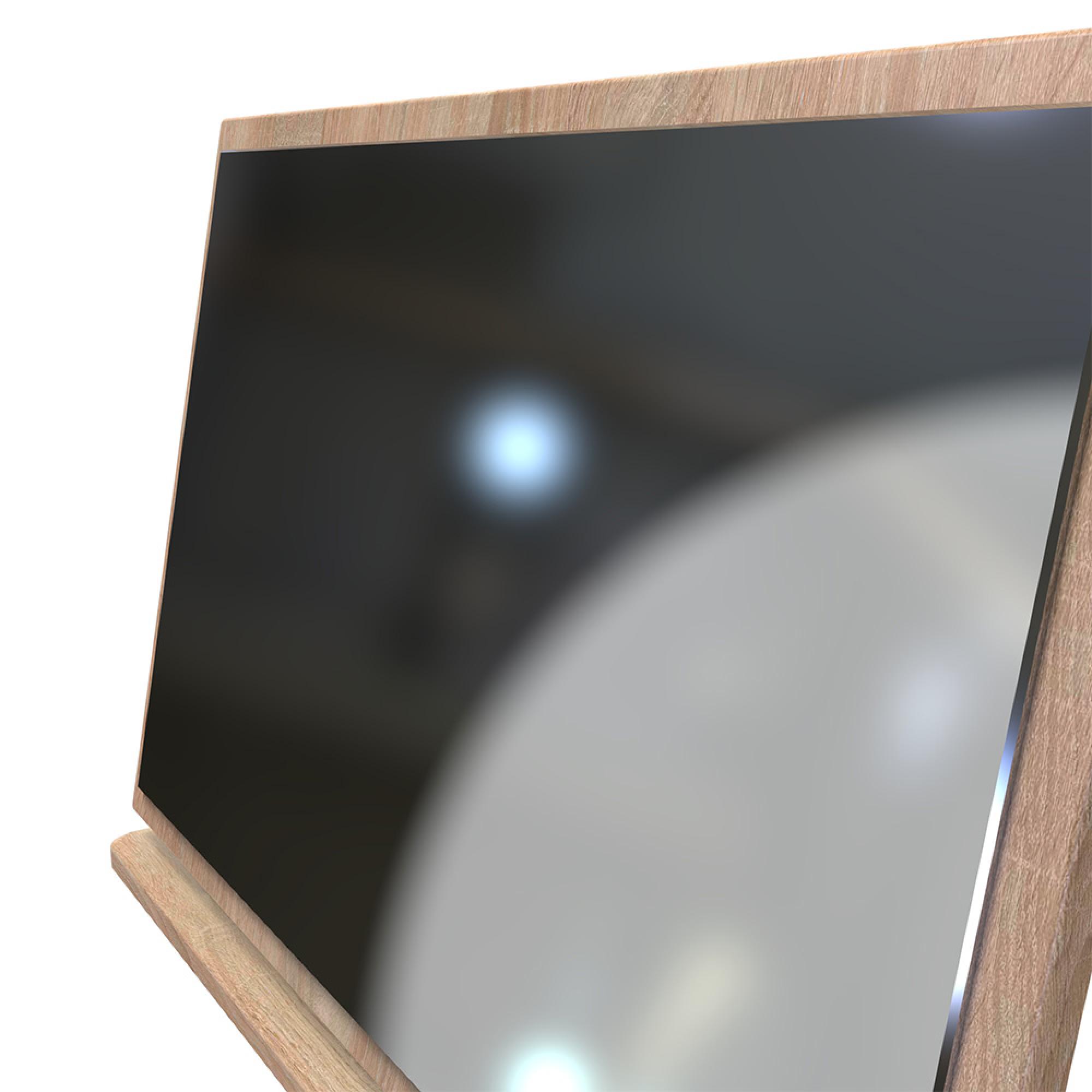 Devon Large Dressing Mirror - Oak