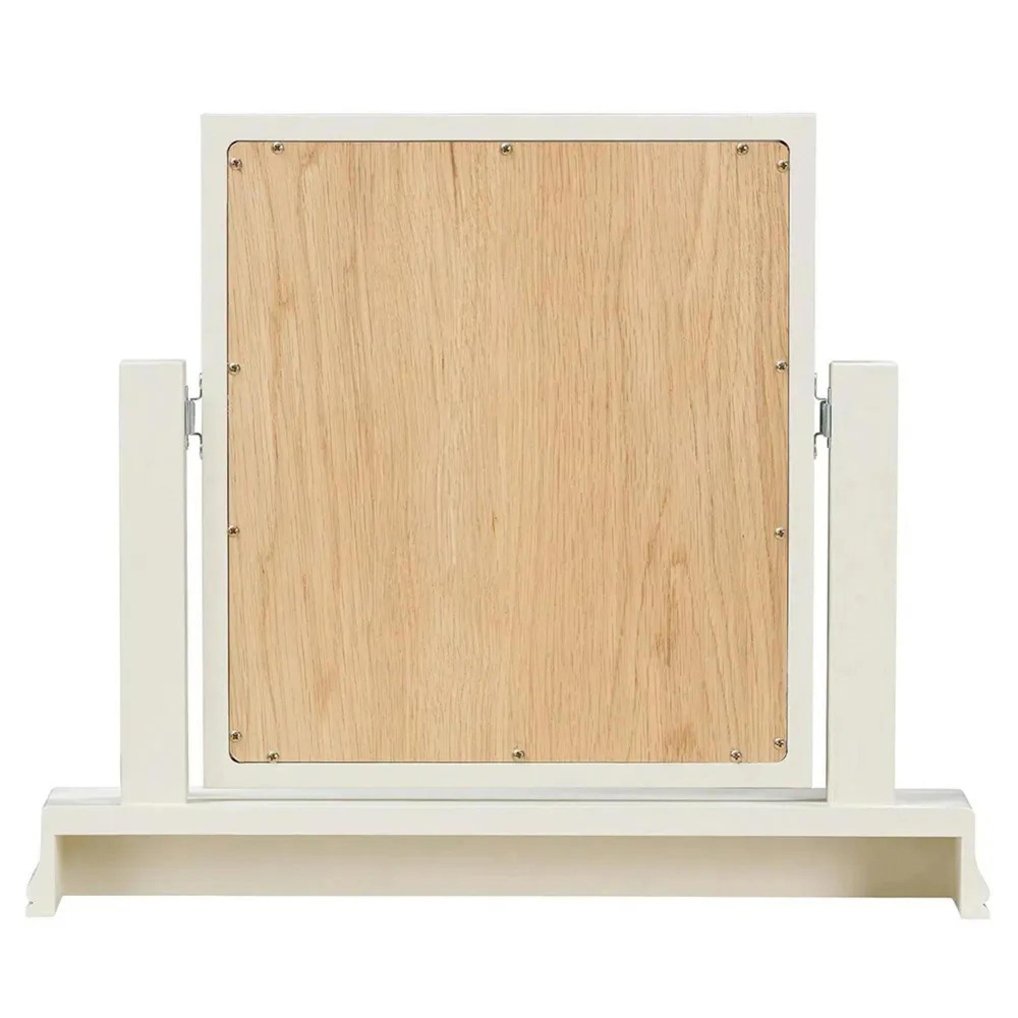 Paisley Dressing Mirror - Cream Painted