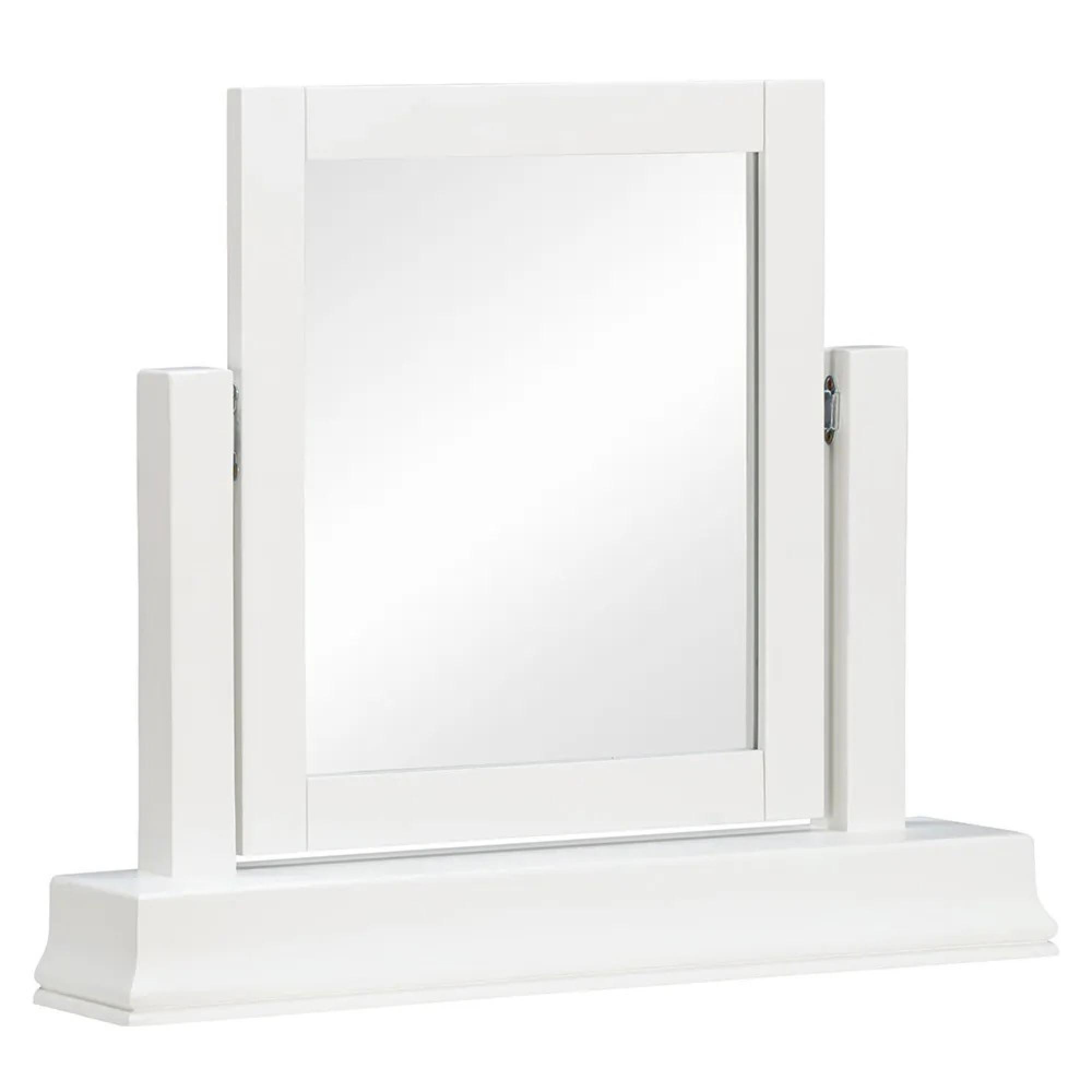 Paisley Dressing Mirror - White Painted