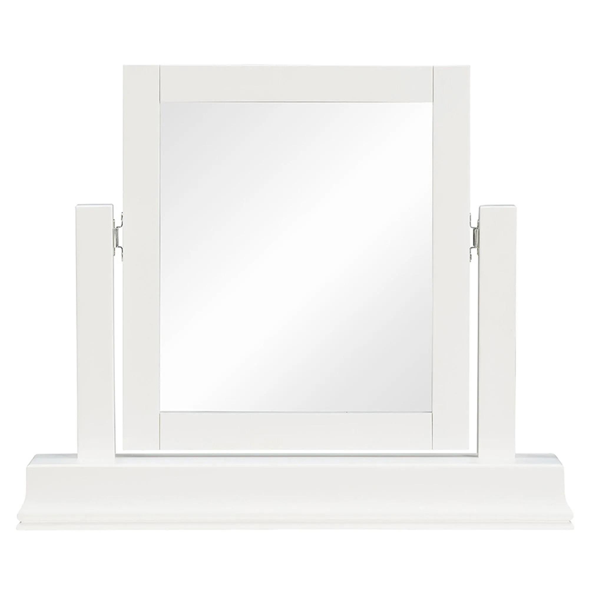 Paisley Dressing Mirror - White Painted