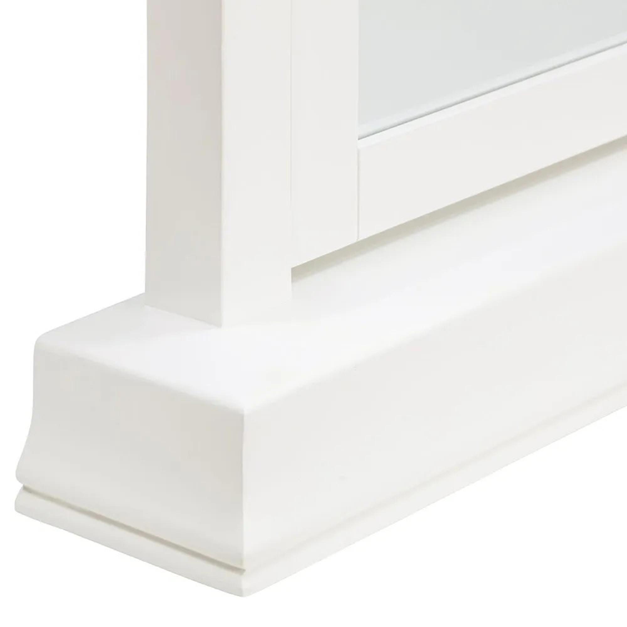 Paisley Dressing Mirror - White Painted