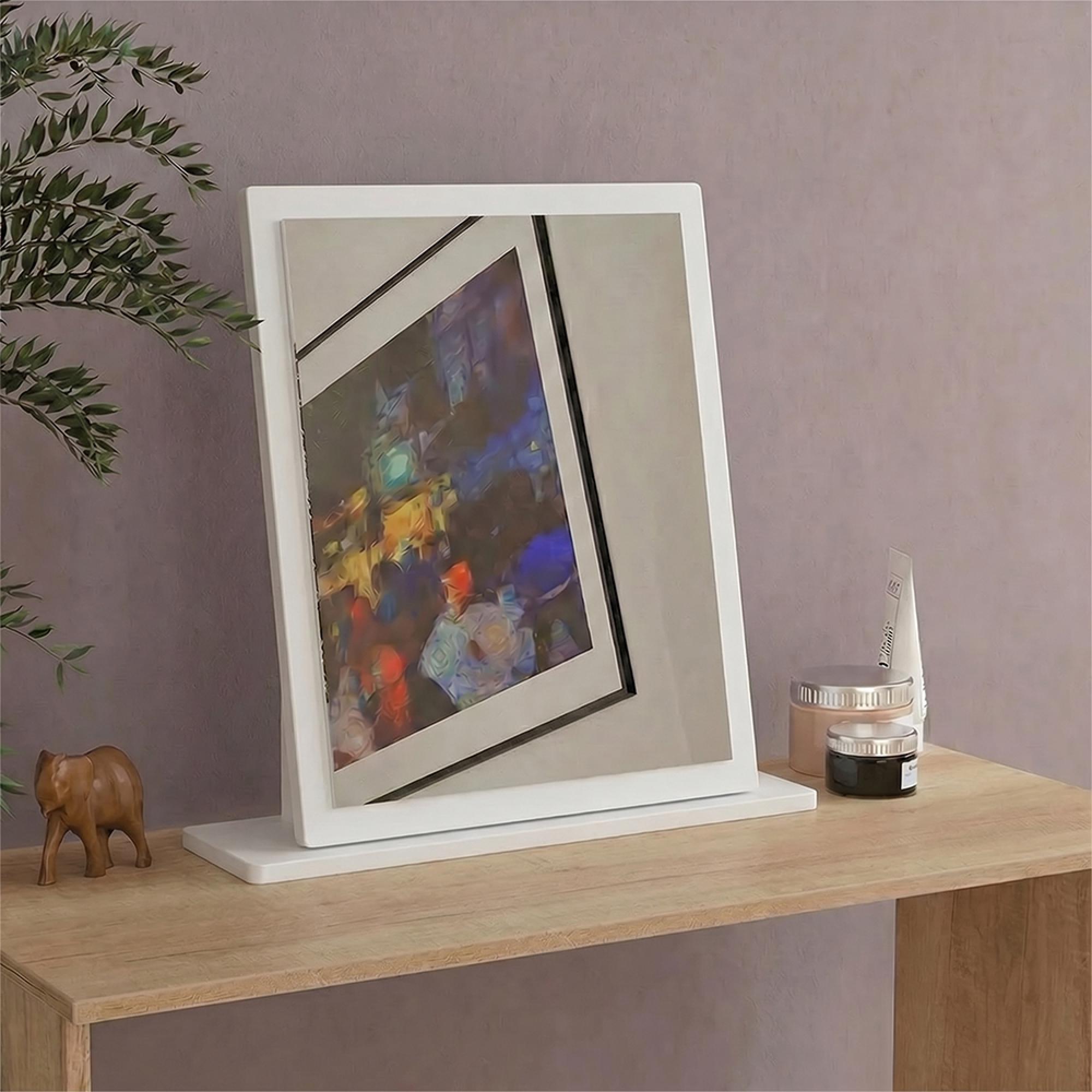 Java Dressing Mirror - Small - White Matt