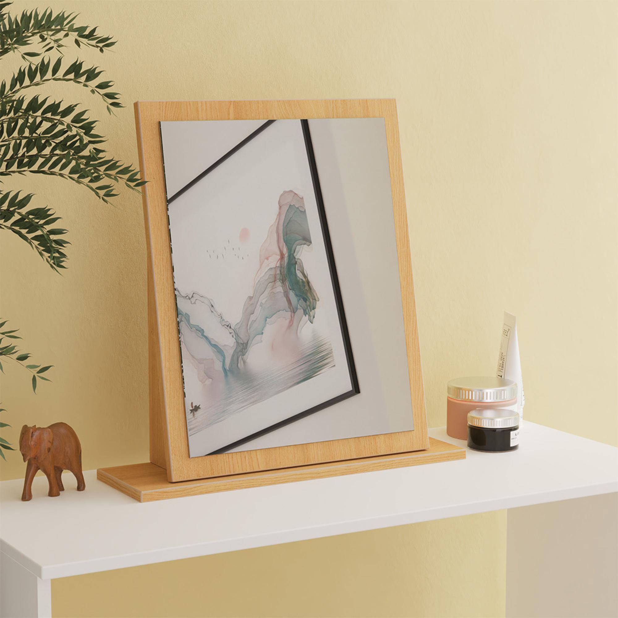 Monaco Dressing Mirror - Small - Modern Oak