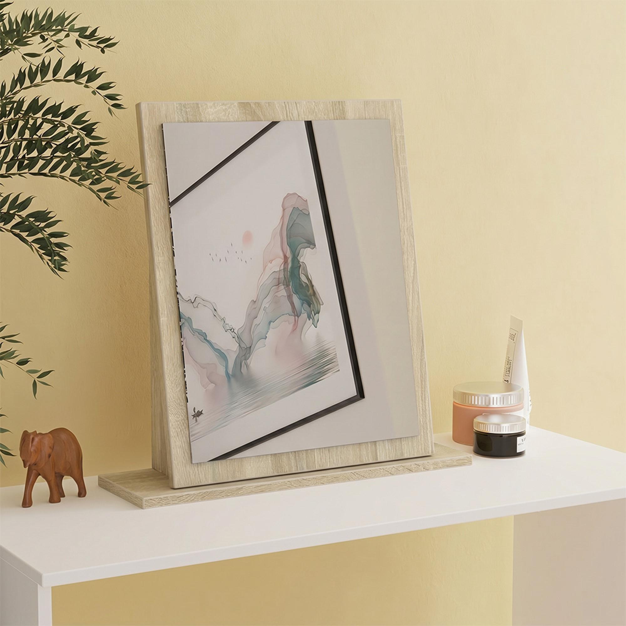 Monaco Dressing Mirror - Small - Light Oak