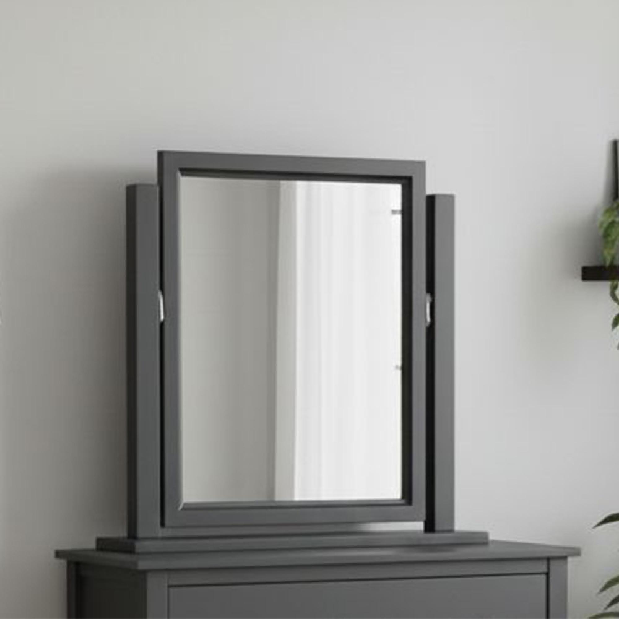 Bordeaux Dressing Mirror - Charcoal
