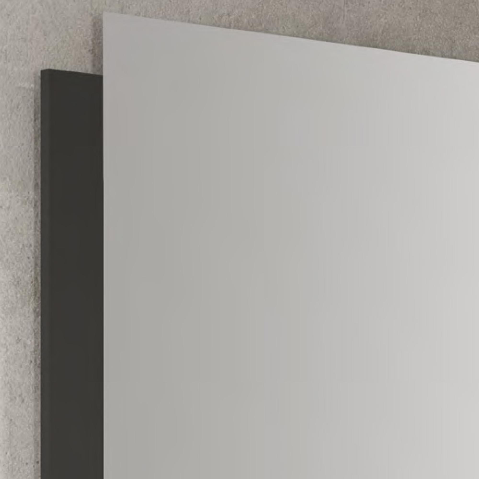 Carvelle Night Dark Grey Wall Mirror
