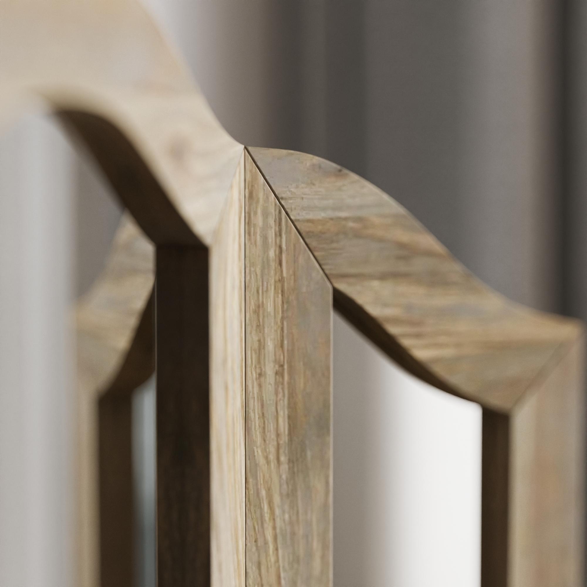 Fleur Triple Mirror - Grey - French Style