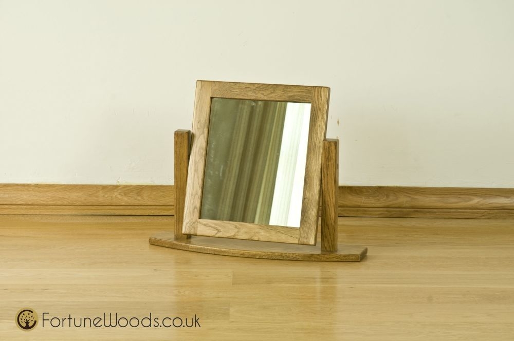 Lyon Oak Dressing Mirror