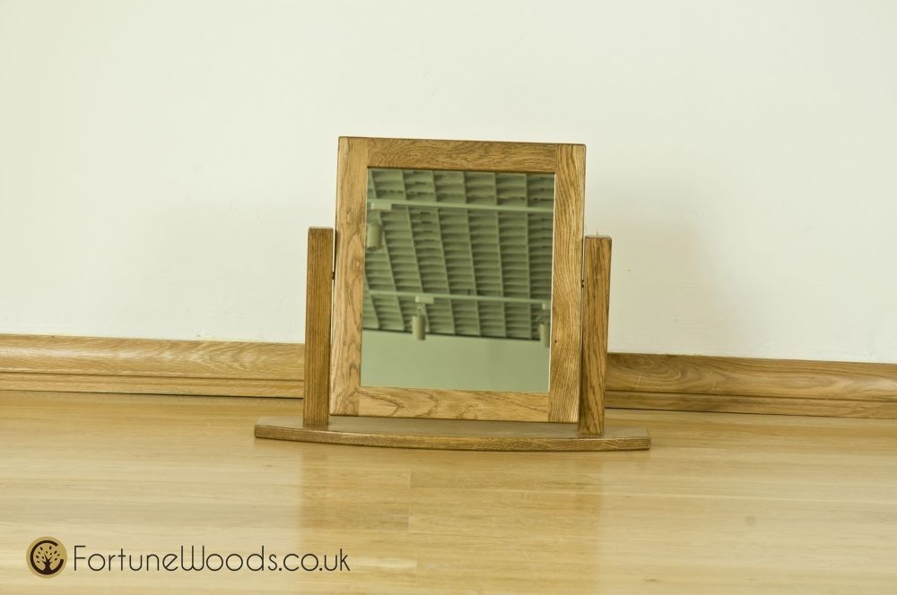 Lyon Oak Dressing Mirror