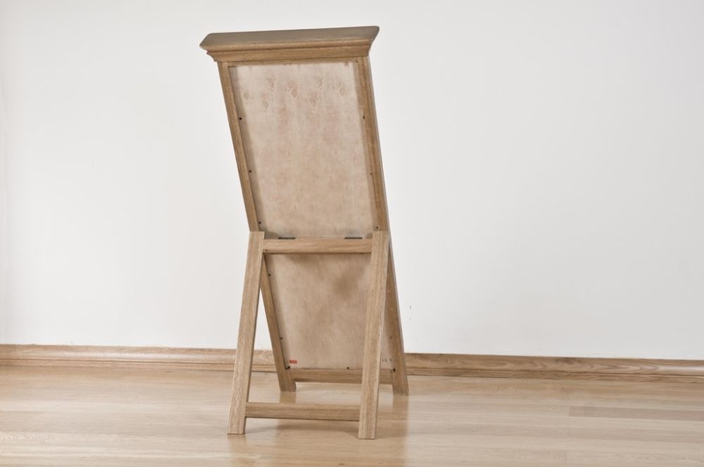 Lyon Oak Rectangular Cheval Mirror - 59cm x 147cm
