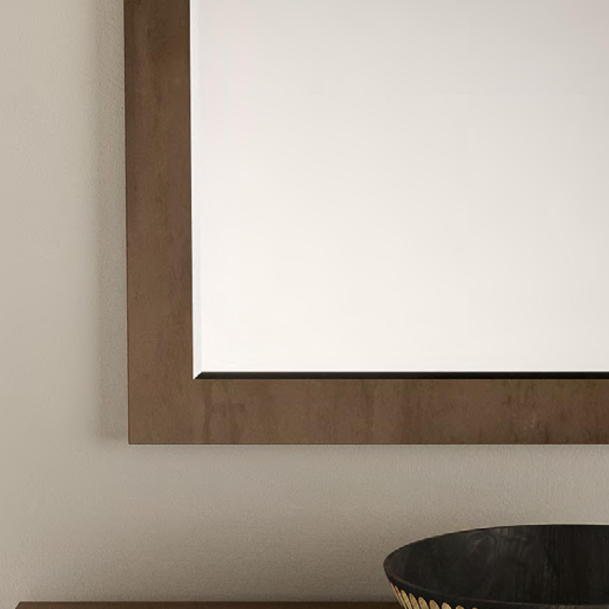 Meridian Walnut Wall Mirror