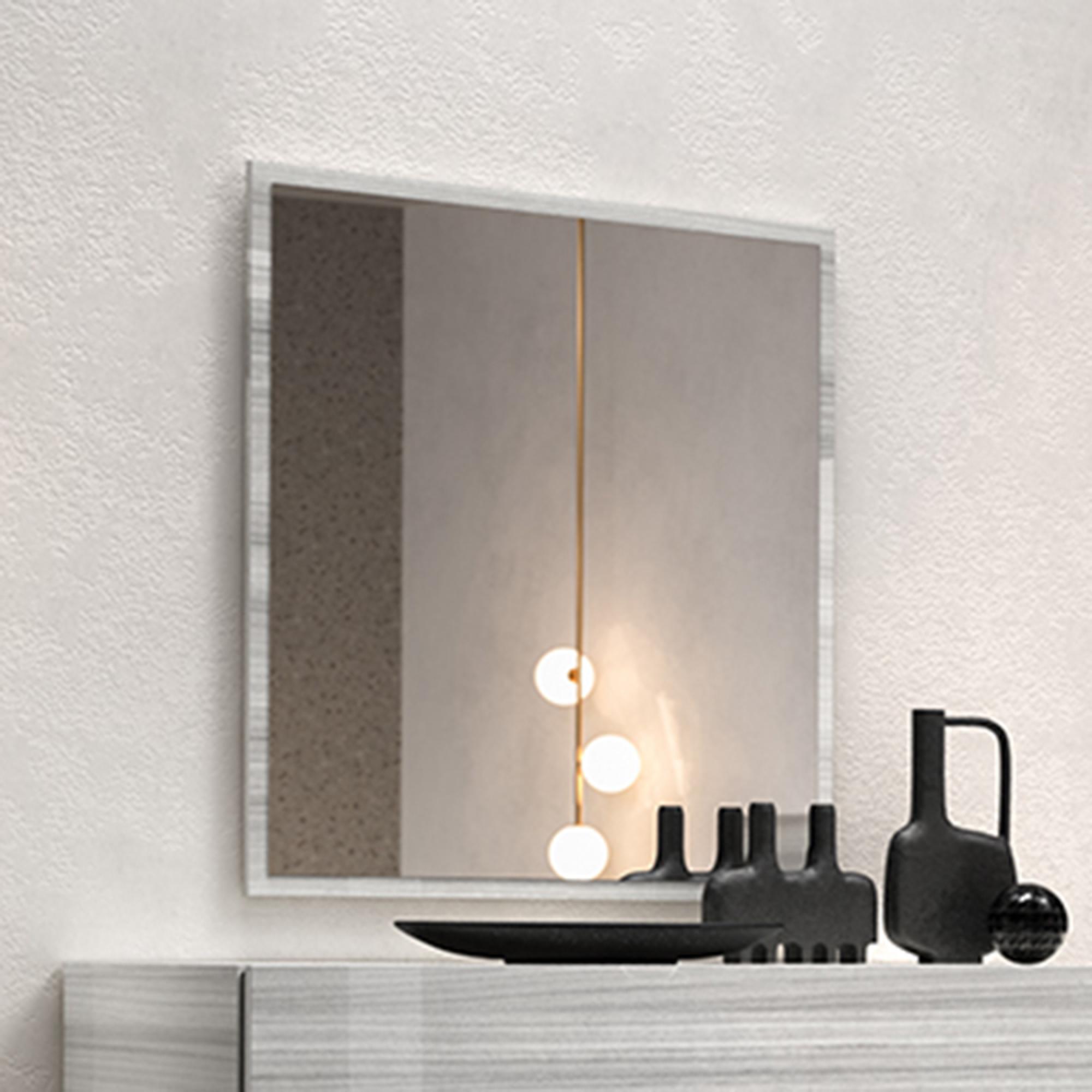 Mia Wall Mirror - 101cm - Grey