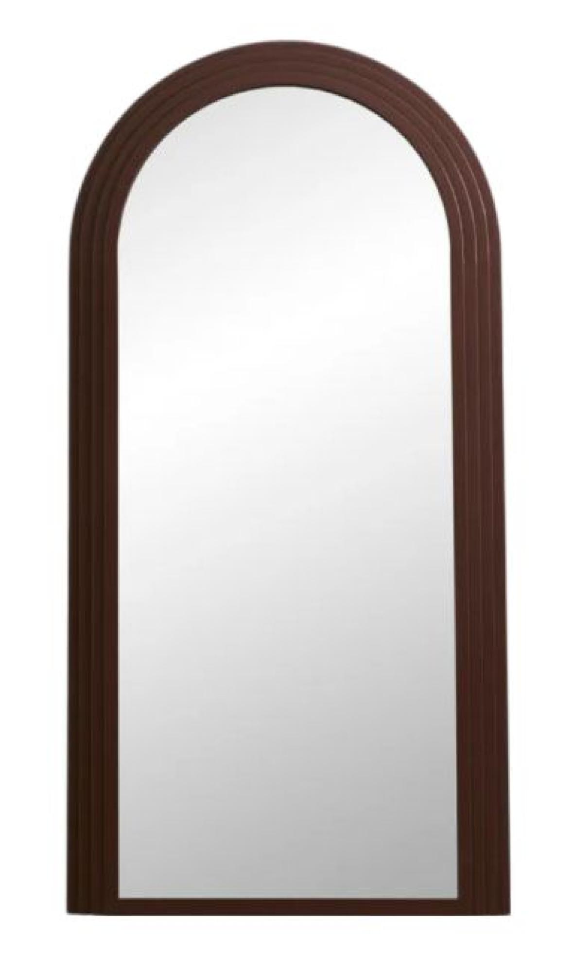 Falco Dark Brown Metal Standing Mirror