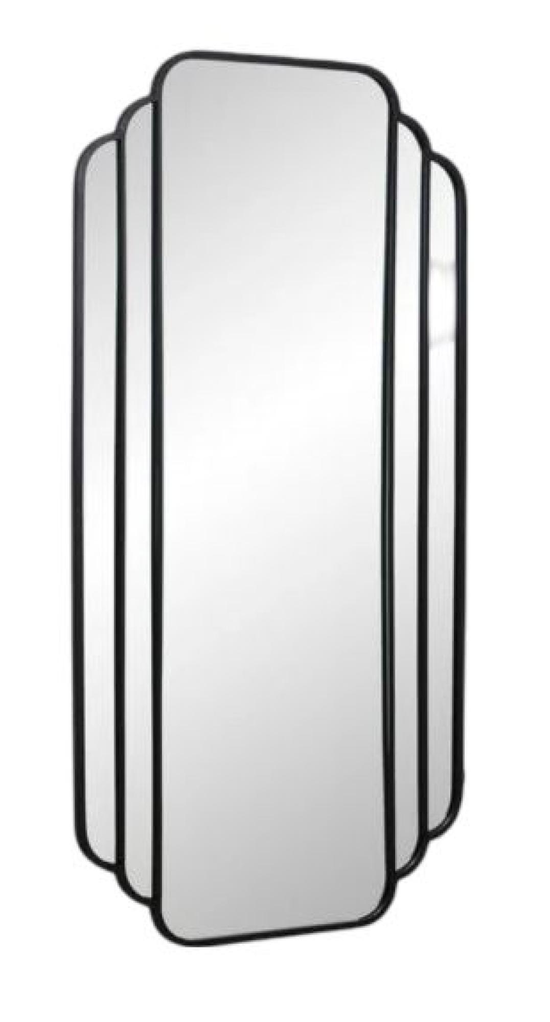 Skylark Black Metal Wall Mirror - 100cm x 200cm