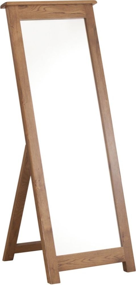 Originals Rustic Oak Rectangular Cheval Mirror - 55cm x 147cm