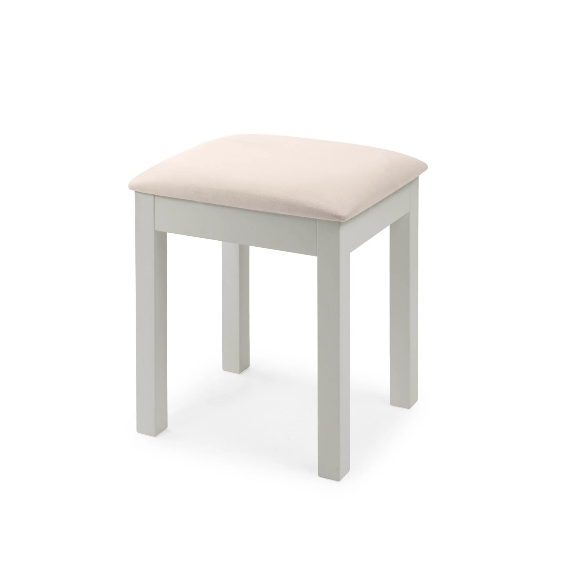 Maine Dressing Stool - Padded - Grey